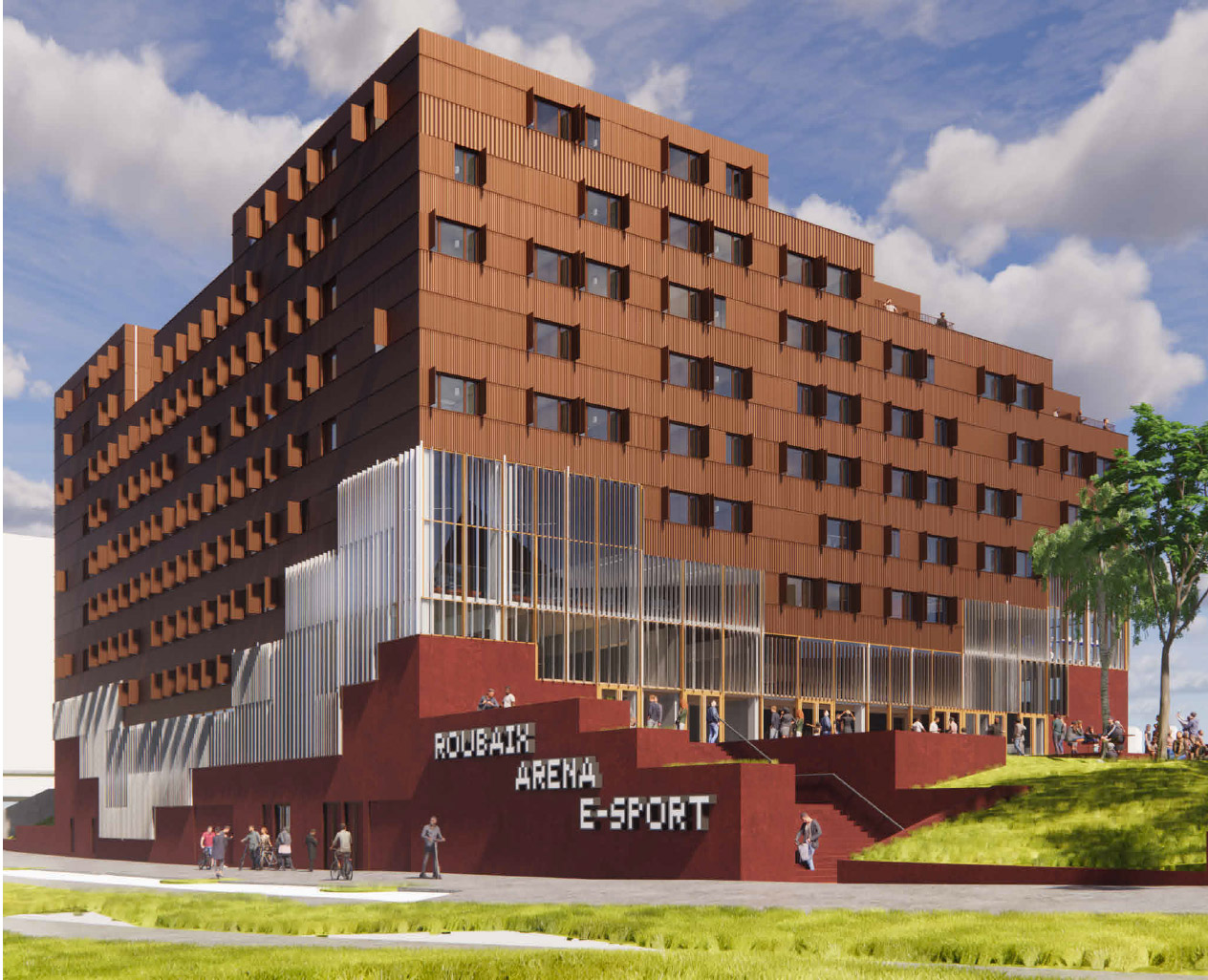 E-CAMP Roubaix — visuel architectural